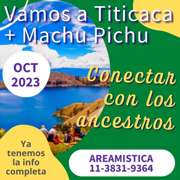  2023 Viaje a Titikaka y Pachupichu OCT  