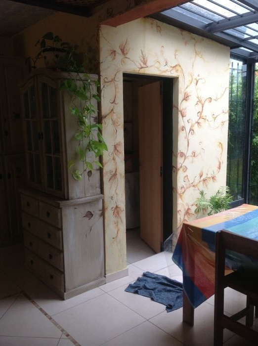  Cocina y chimenea renovada 